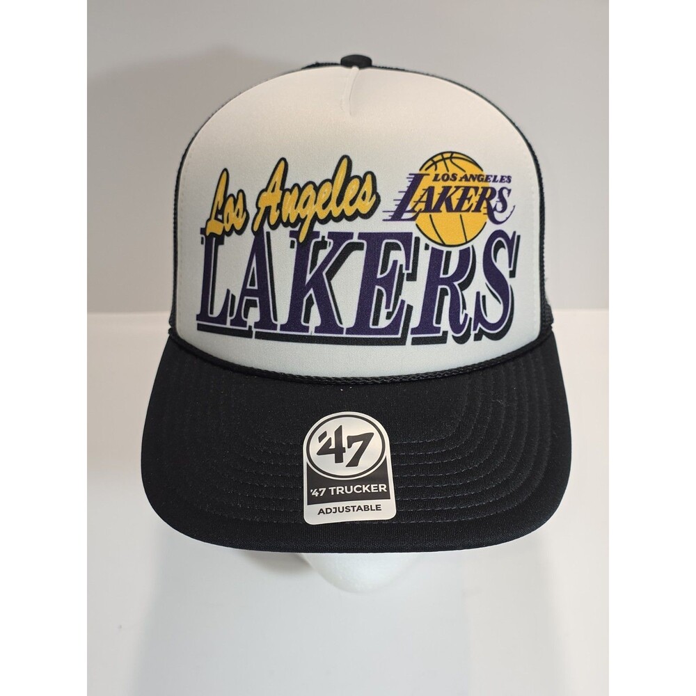 Los Angeles Lakers 47 Brand Golfer Rope Snapback Adjustable Hat Cap NBA